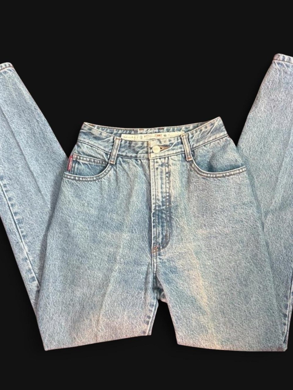 BONGO Light Blue High-Rise Mom Jeans